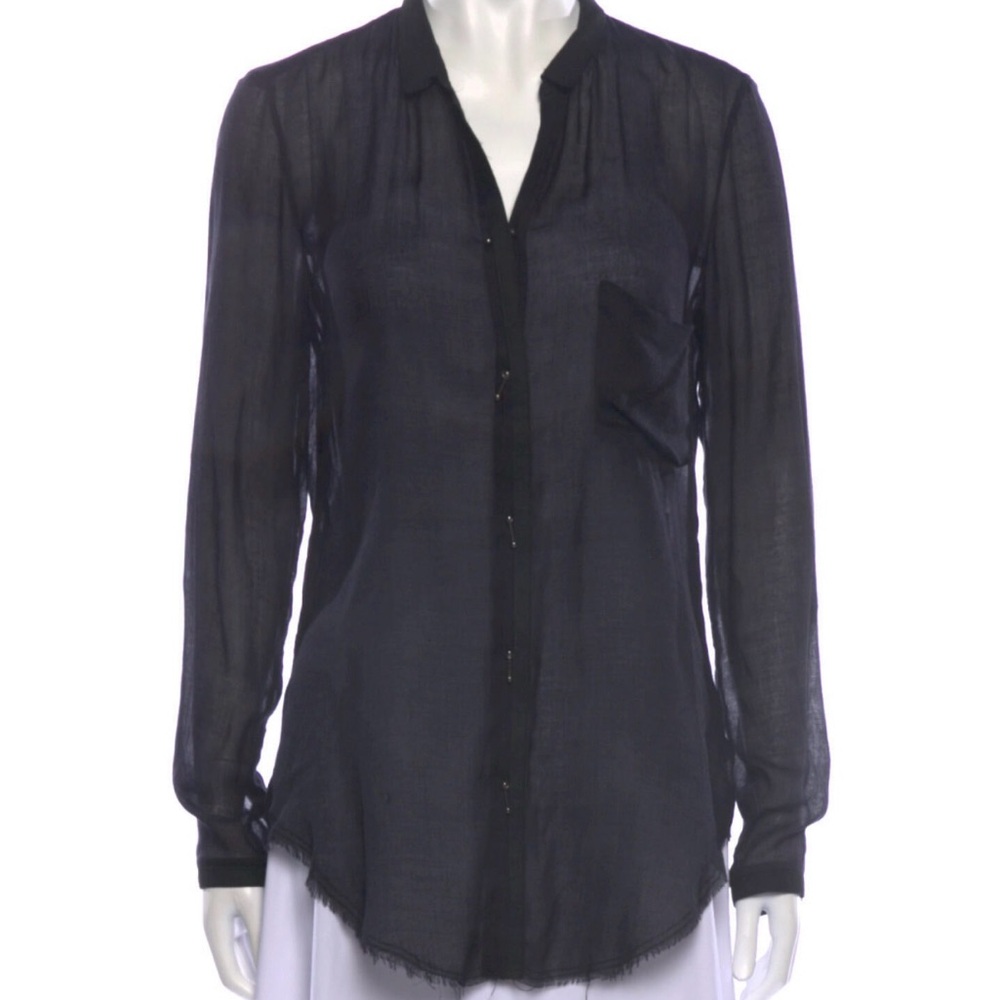 Helmut Lang button top. Size M